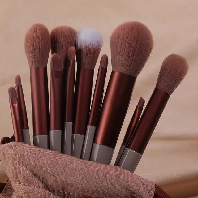 13 Pcs Makeup Cosmetic Brushes Set Soft and Fine