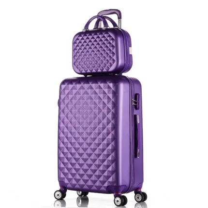 14 20 22 24 28Inches(Sold By 2 Pieces Set) Abs Pc Hardside Trolley Luggage