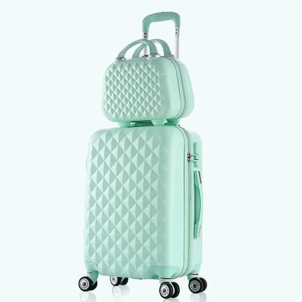 14 20 22 24 28Inches(Sold By 2 Pieces Set) Abs Pc Hardside Trolley Luggage