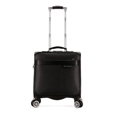 18 Fashion Trolley Luggage Women'S Universal Wheels Red Small Luggage Travel Bag Male Pu