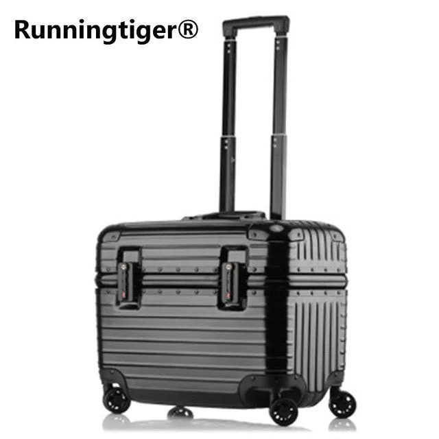 18Inch Captain Airborne Chassis Fashion Camera Box Aluminum Frame Luggage Men And Women Universal