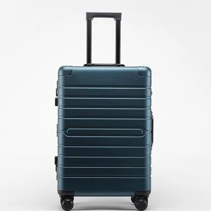 20 24 28 Inch Waterproof Rolling Luggage 100% Aluminium Trolley Solid Travel Bag 20' Women Boarding