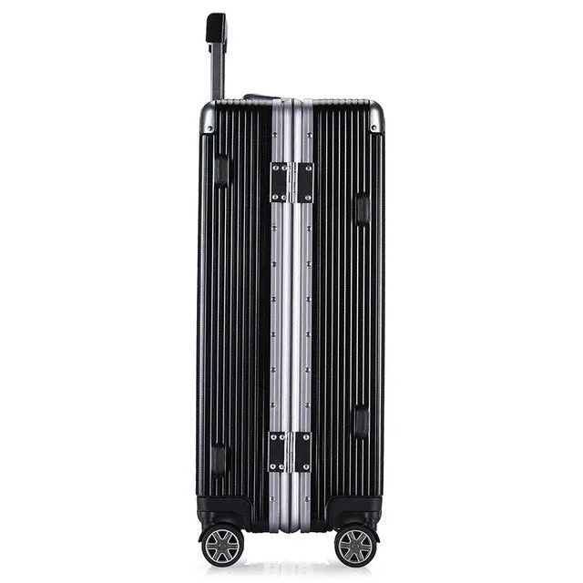 2018 New High-End Aluminum Frame Pc Trolley Case Universal Wheel Men And Women Business Suitcase