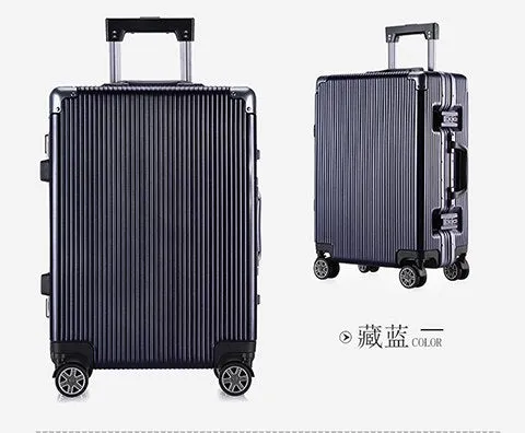 2018 New High-End Aluminum Frame Pc Trolley Case Universal Wheel Men And Women Business Suitcase