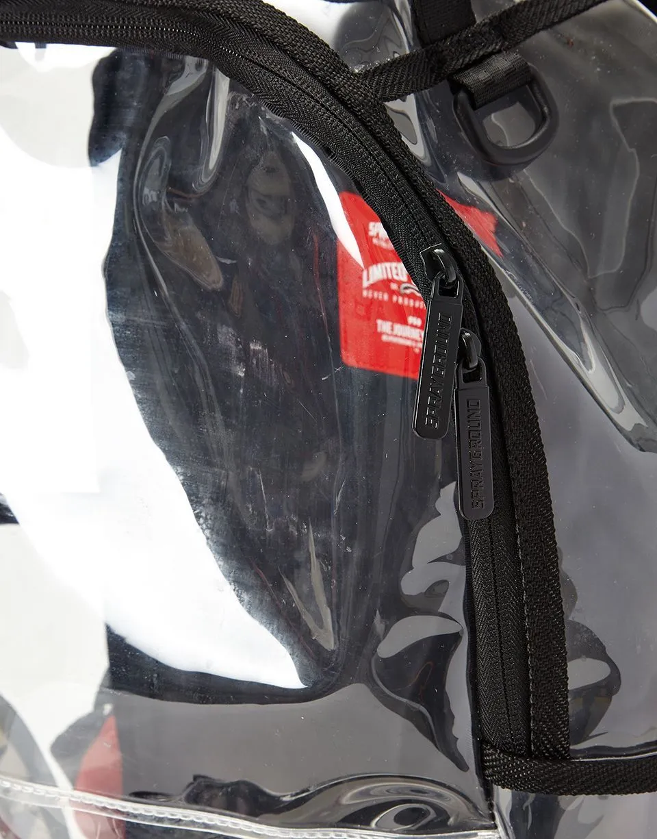 20/20 VISION DOUBLE CARGO SIDE SHARK CLEAR BACKPACK