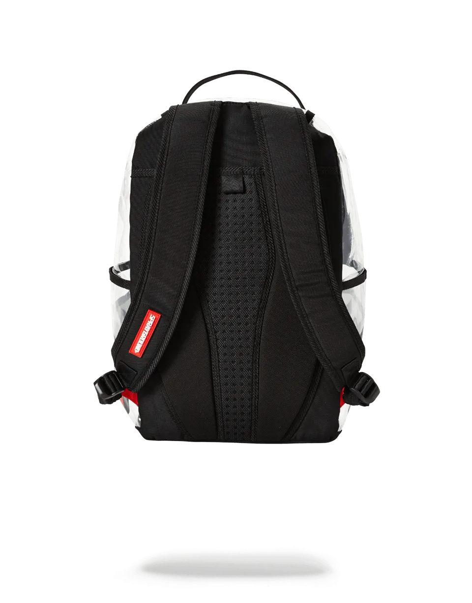 20/20 VISION DOUBLE CARGO SIDE SHARK CLEAR BACKPACK