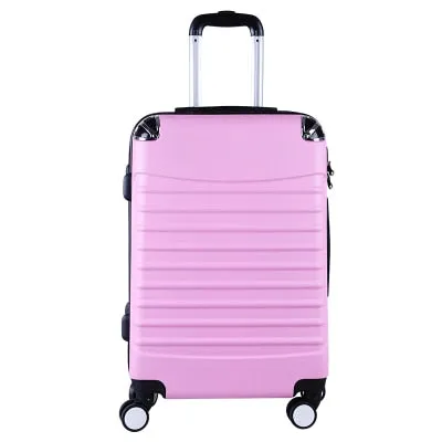 20/24 Inches Abs Girl Students Spinner Trolley Case Child Creative Travel Luggage Rolling