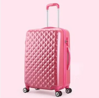 20/24 Inches Abs Girl Students Spinner Trolley Case Child Travel Business Luggage Combination