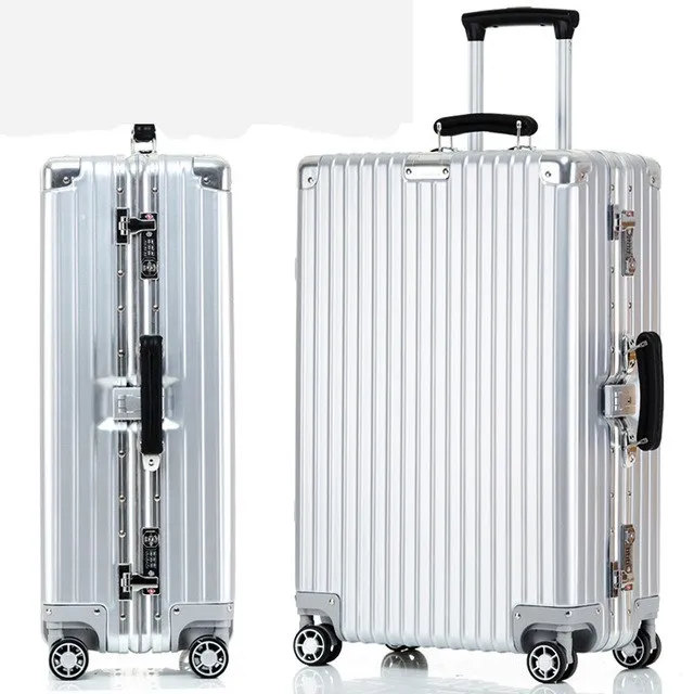 20''24''26'' 29'' Women Travel Rolling Luggage Aluminum Frame Checked Boarding Cabin Case Spinner