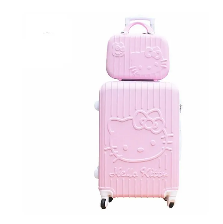 20" 24" Women Travel Luggage Case Spinner Suitcase Men Travel Rolling Case Wheels Lady Travel