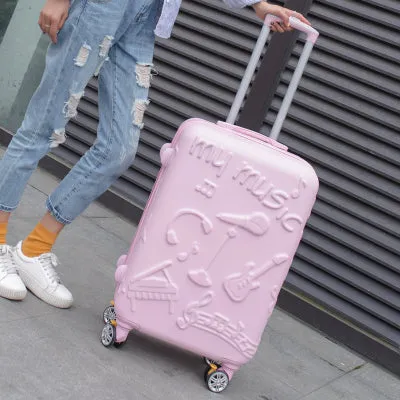 20"24"Inch New Trolley Case, Fashion Rolling Luggage ,Women Travel Suitcase Bag, Universal Wheel