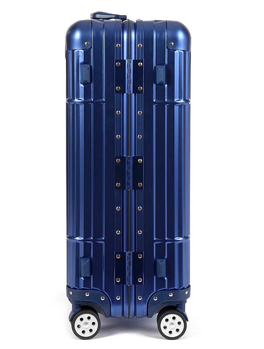 24" Aluminum Luggage (Blue)