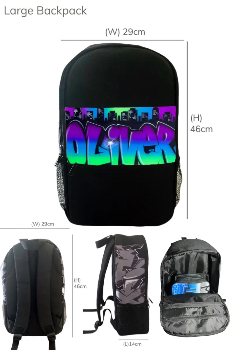 3 Colour City Style Backpack and Cap Combo (4)