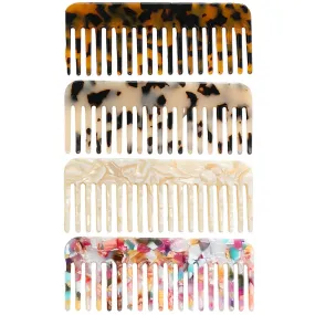 Acetate Wide Tooth Comb (11.5cm) in Various Colours by Hello Sakura