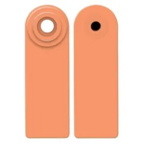 Allflex Global Sheep Ear Tags - Blank Sheep Id Tags Orange 25 Ct