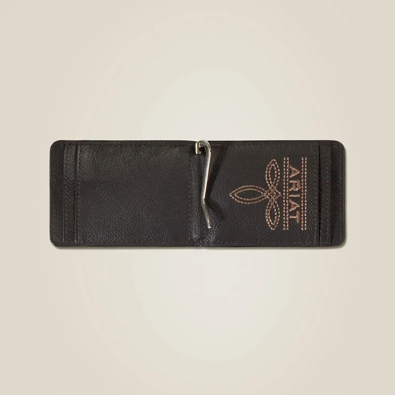 Ariat Mens Mexico Logo Clip Wallet Style 10051119