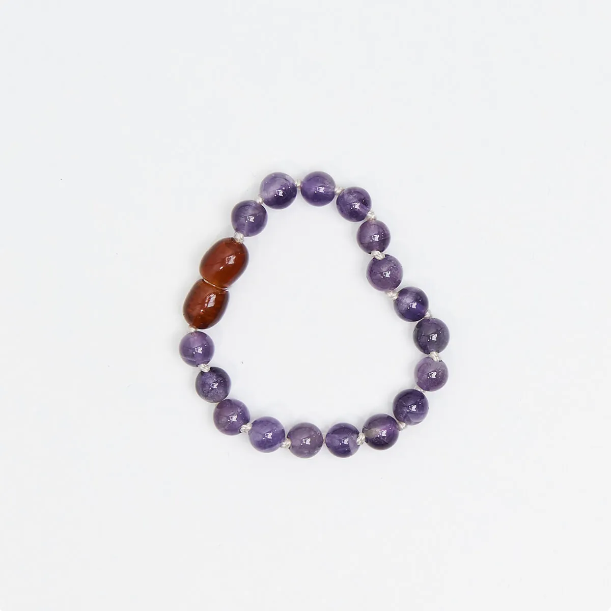 Aura Kids Bracelet in Purple Amethyst by Nirrimis