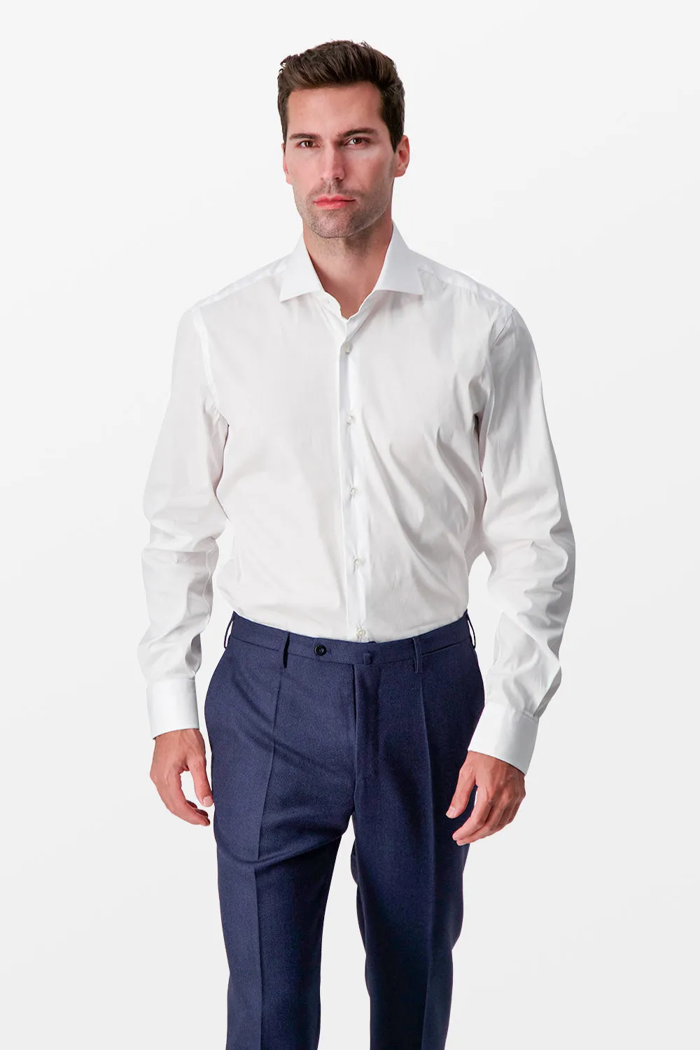 Barba Napoli White Classic Shirt