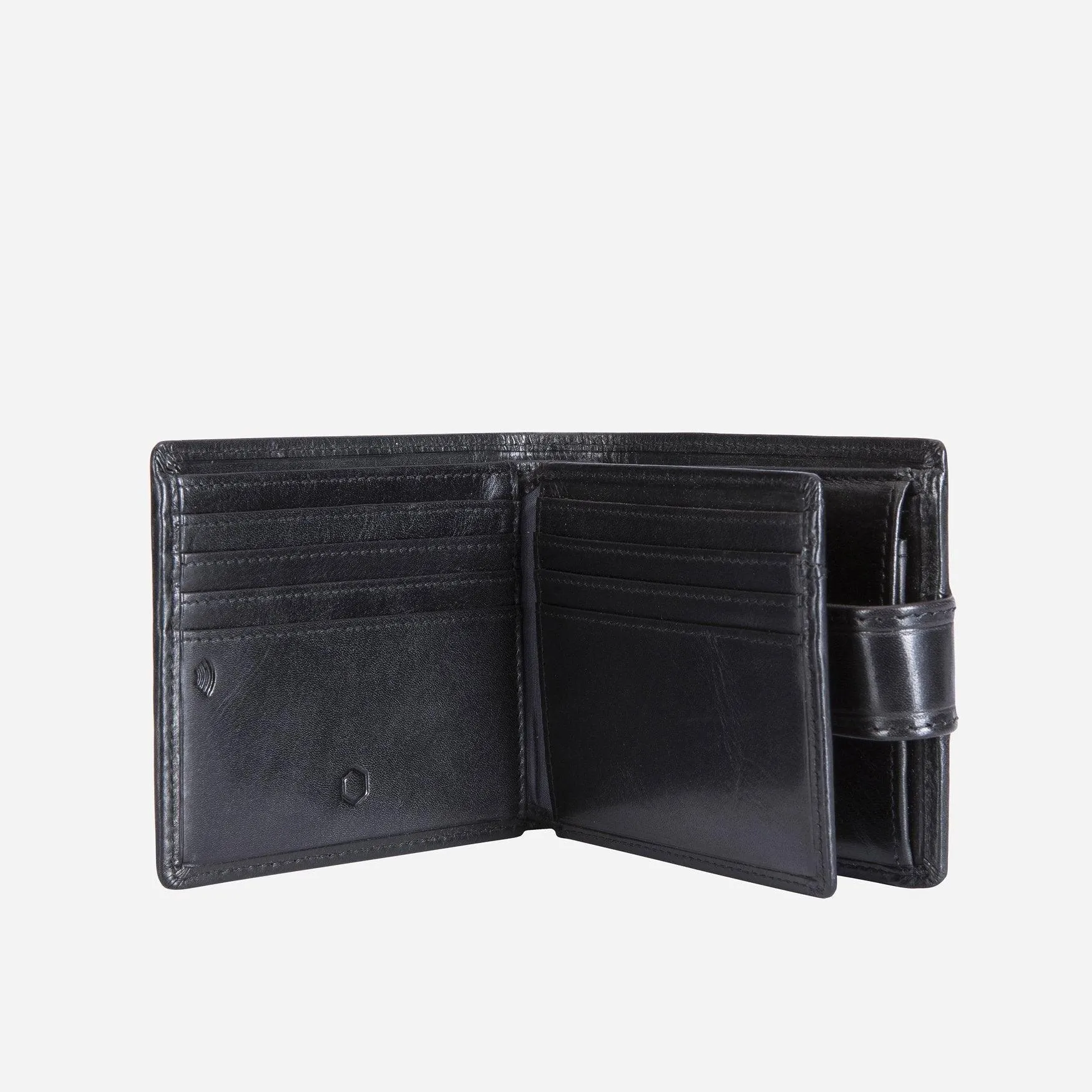 BIFOLD WALLET WITH COIN AND ID WINDOW-2791XBLG