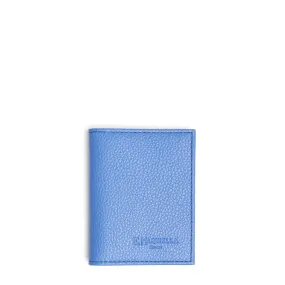 BLUETTE HAMMERED LEATHER FOLDING CARD HOLDER