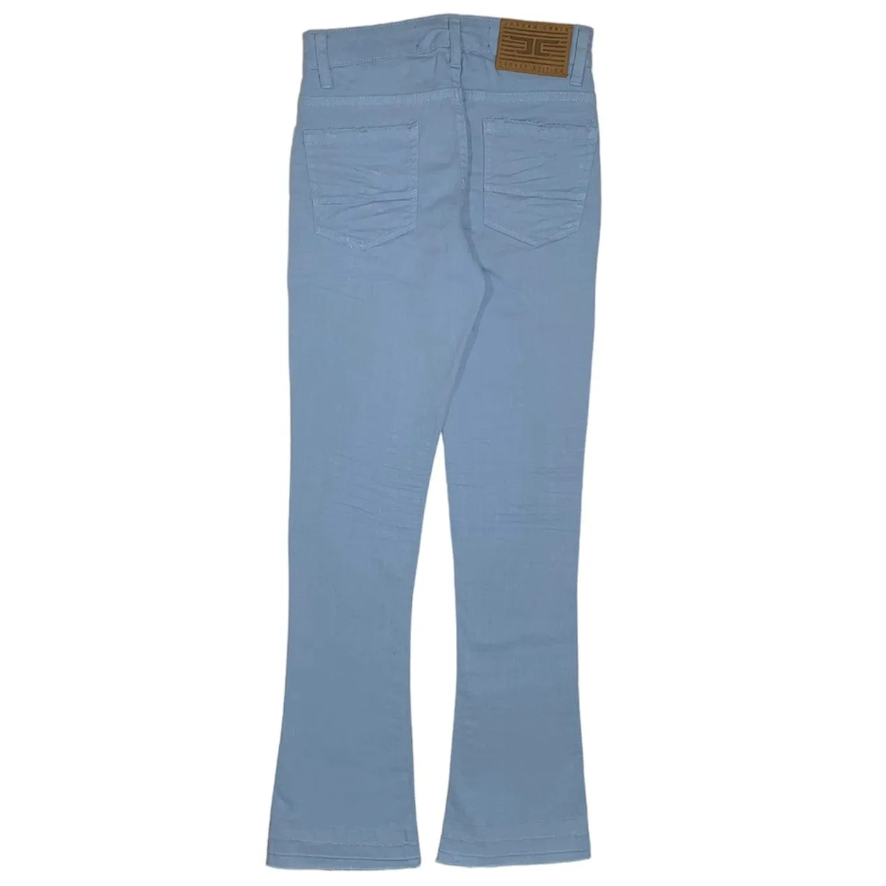 Boys Jordan Craig Martin Stacked Tribeca Twill Pants (Sky Blue) JTF956RB