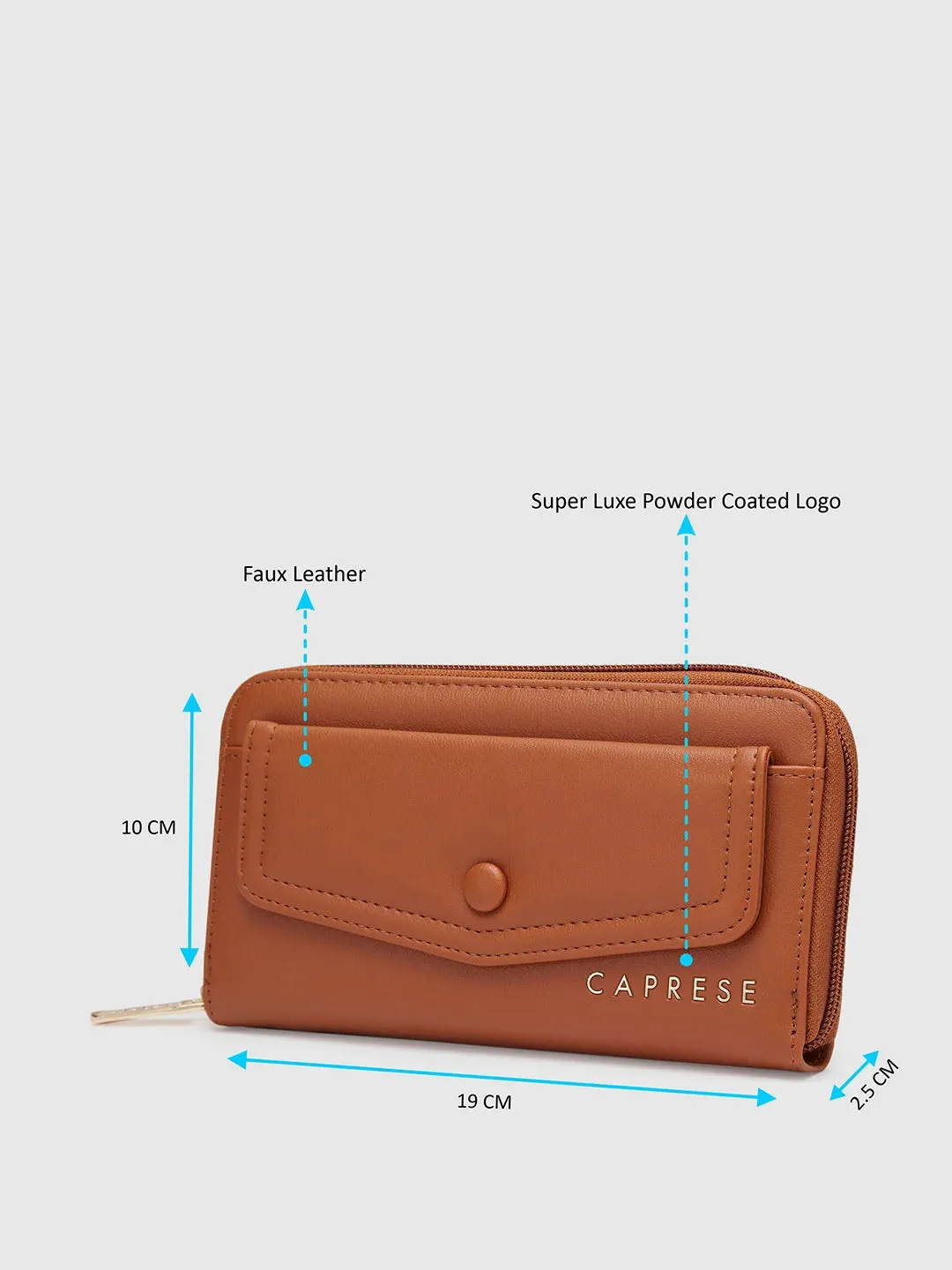 Caprese Mischa Wallet Medium Tan