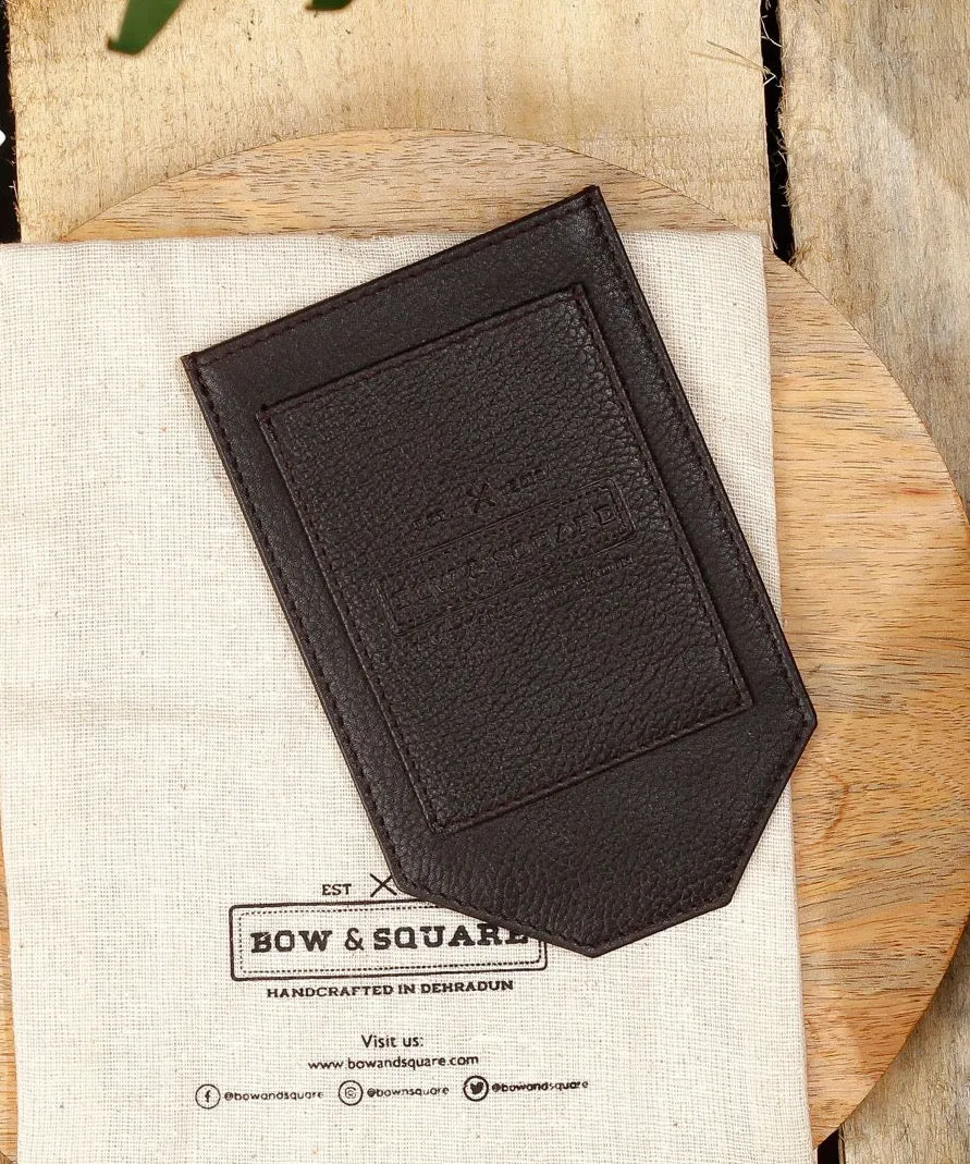 Chocolate Brown Pocket Square Holder