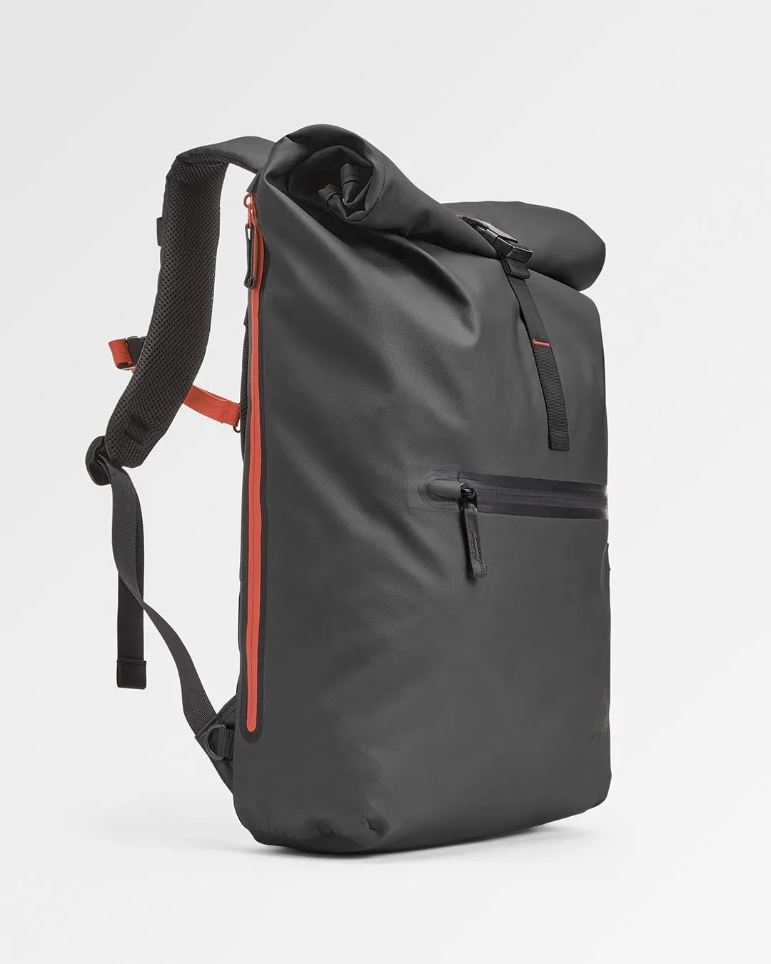 Crossing Roll Top Backpack - Charcoal/ Black