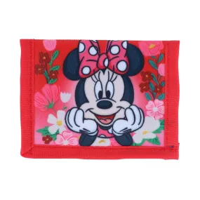 CTM® Kid's Minnie Mouse Bifold Wallet with Hook and Loop Closure