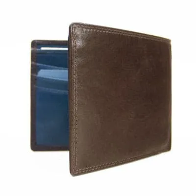 Dents Wallet Chocolate / Cobalt 5201