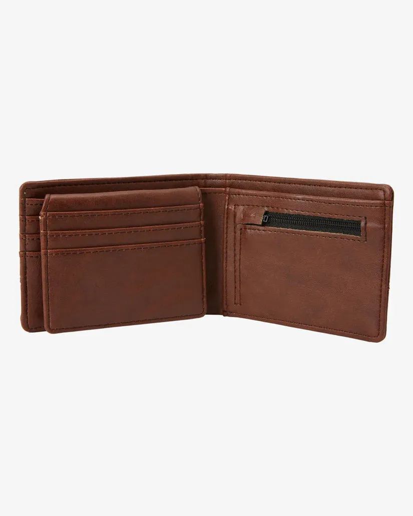 Dimension Faux Leather Bi-Fold Wallet