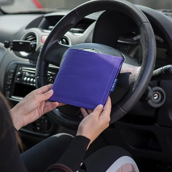 Disabled Blue Badge Wallet in Purple Drill