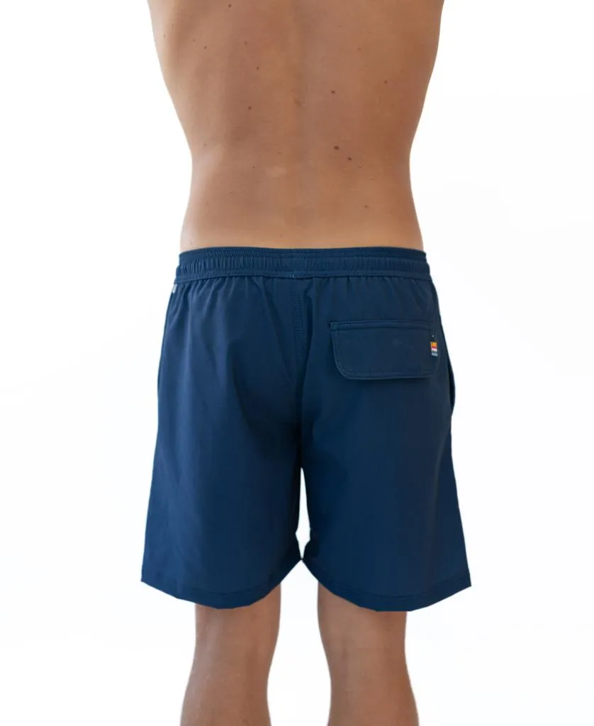 Elastic Waist Boardie | Navy