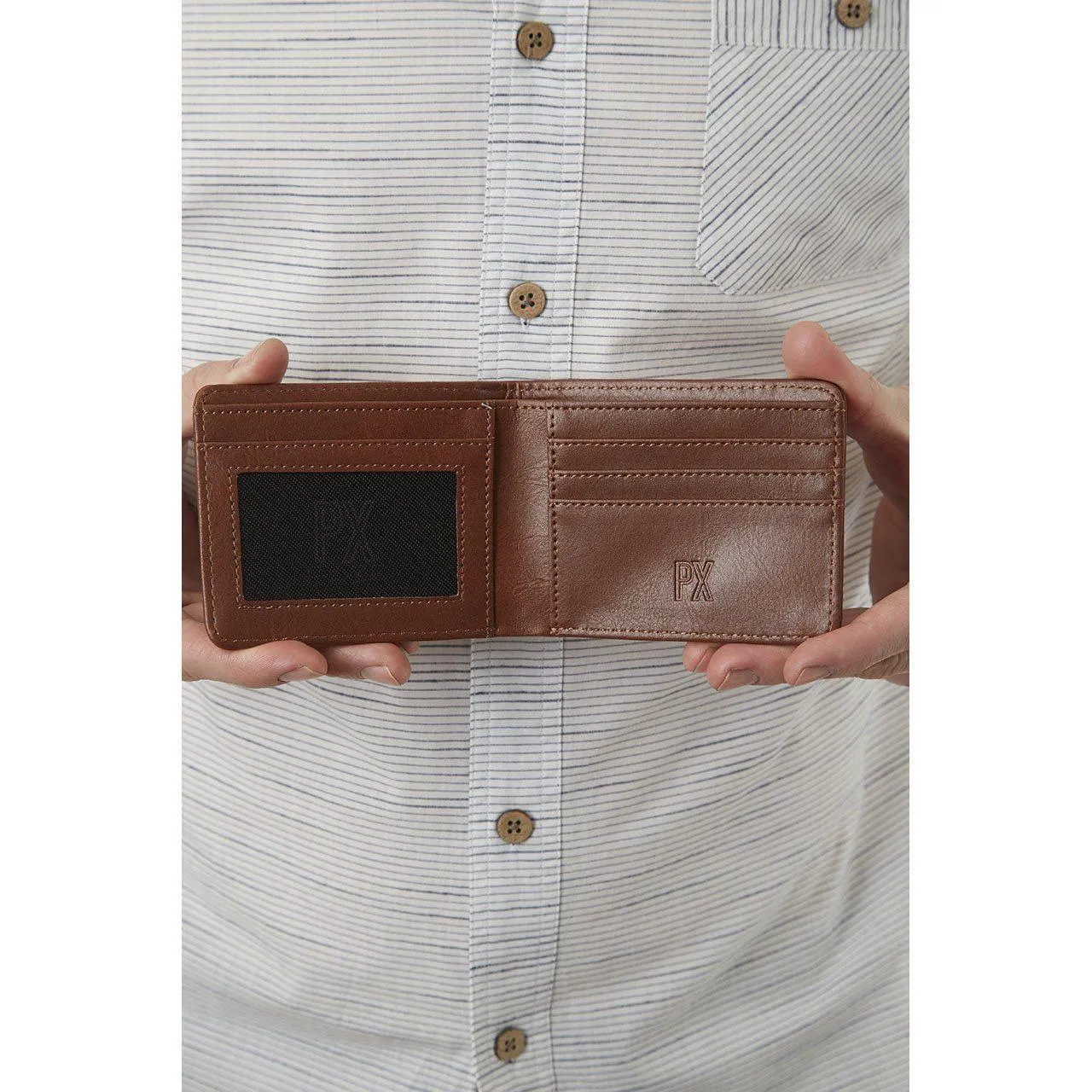 Evan Vegan Leather Bi-Fold Wallet