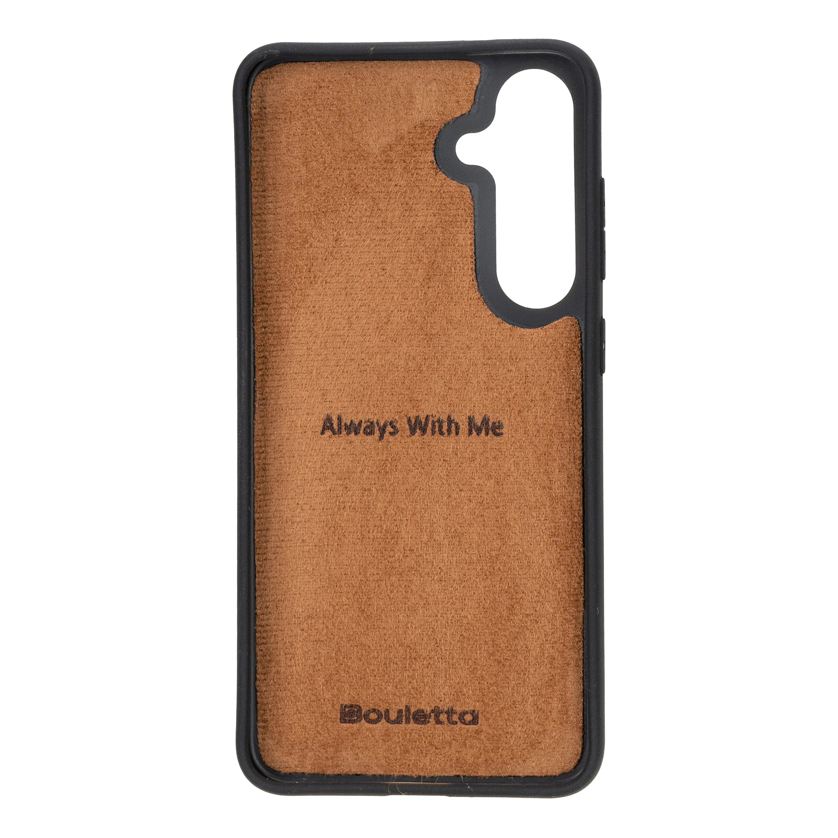 Flexible Leather Back Cover with Card Holder for Samsung Galaxy S24 Series