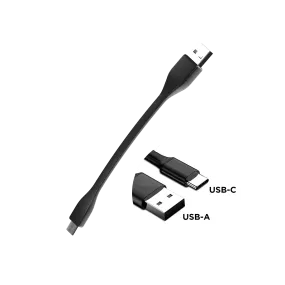 Flexible USB-C to USB-A Cable Stand