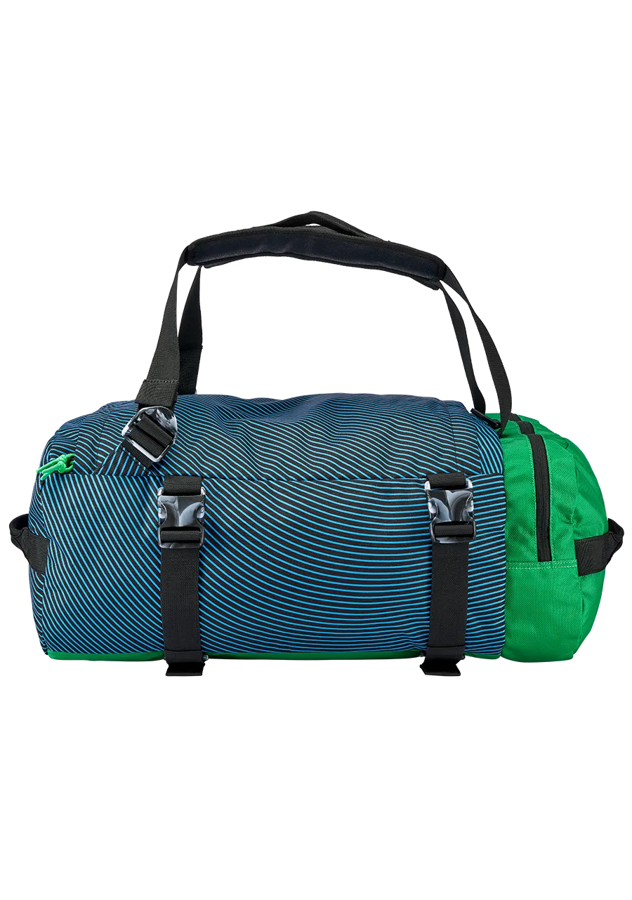 Grateful Dead Escape Duffel 45L - Black / Blue / Green