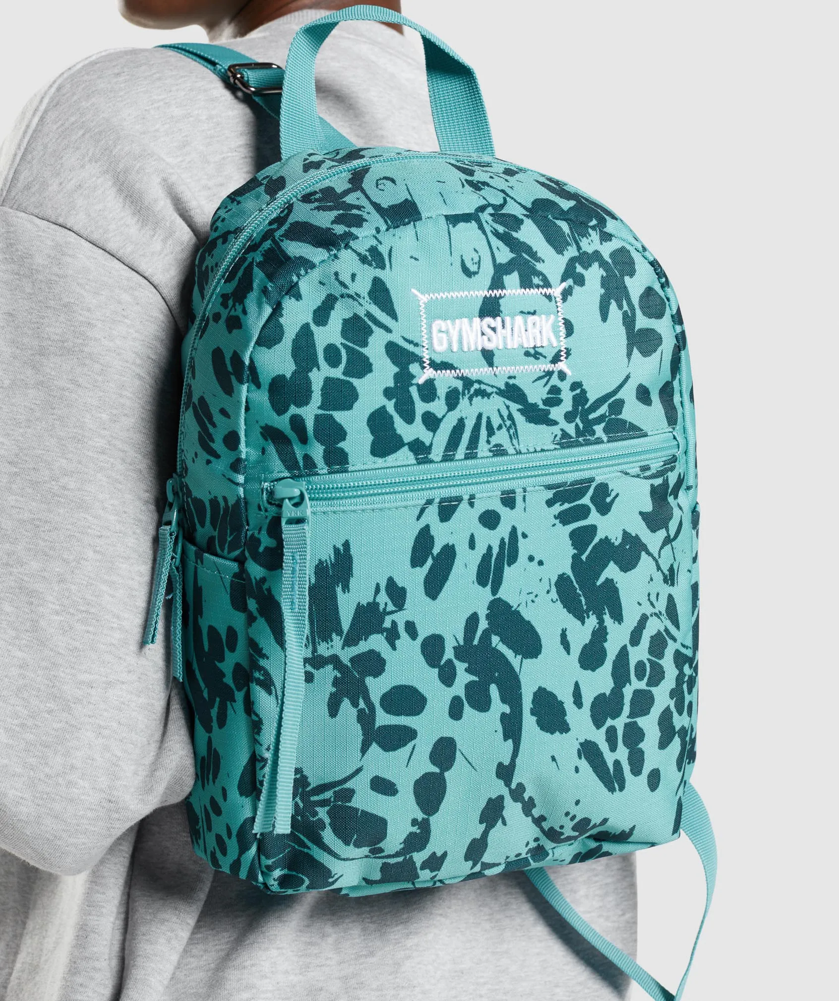 Gymshark Adapt Animal Graphic Mini Lifestyle BackPack - Teal Print