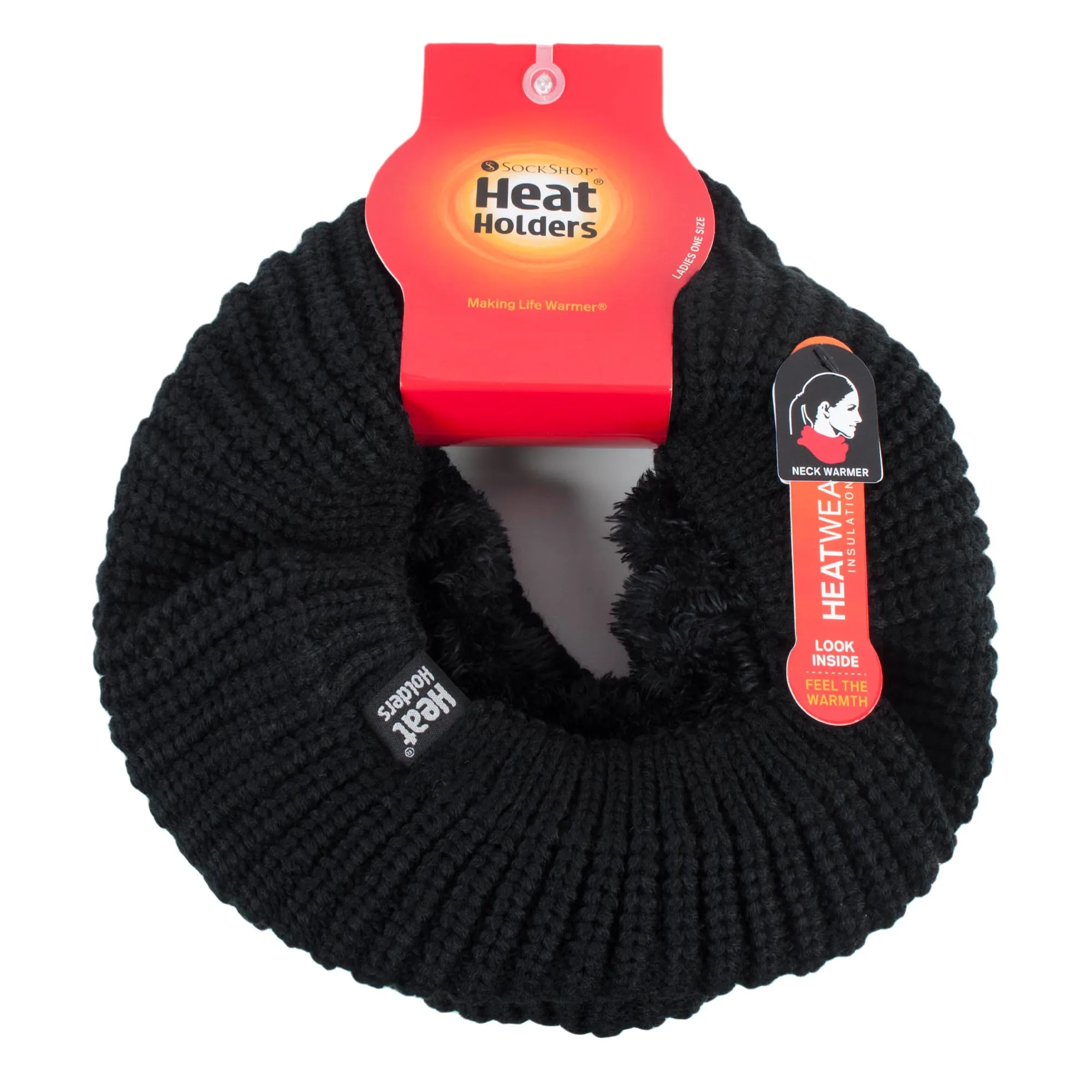 Ladies Boden Chunky Neck Warmer - Black