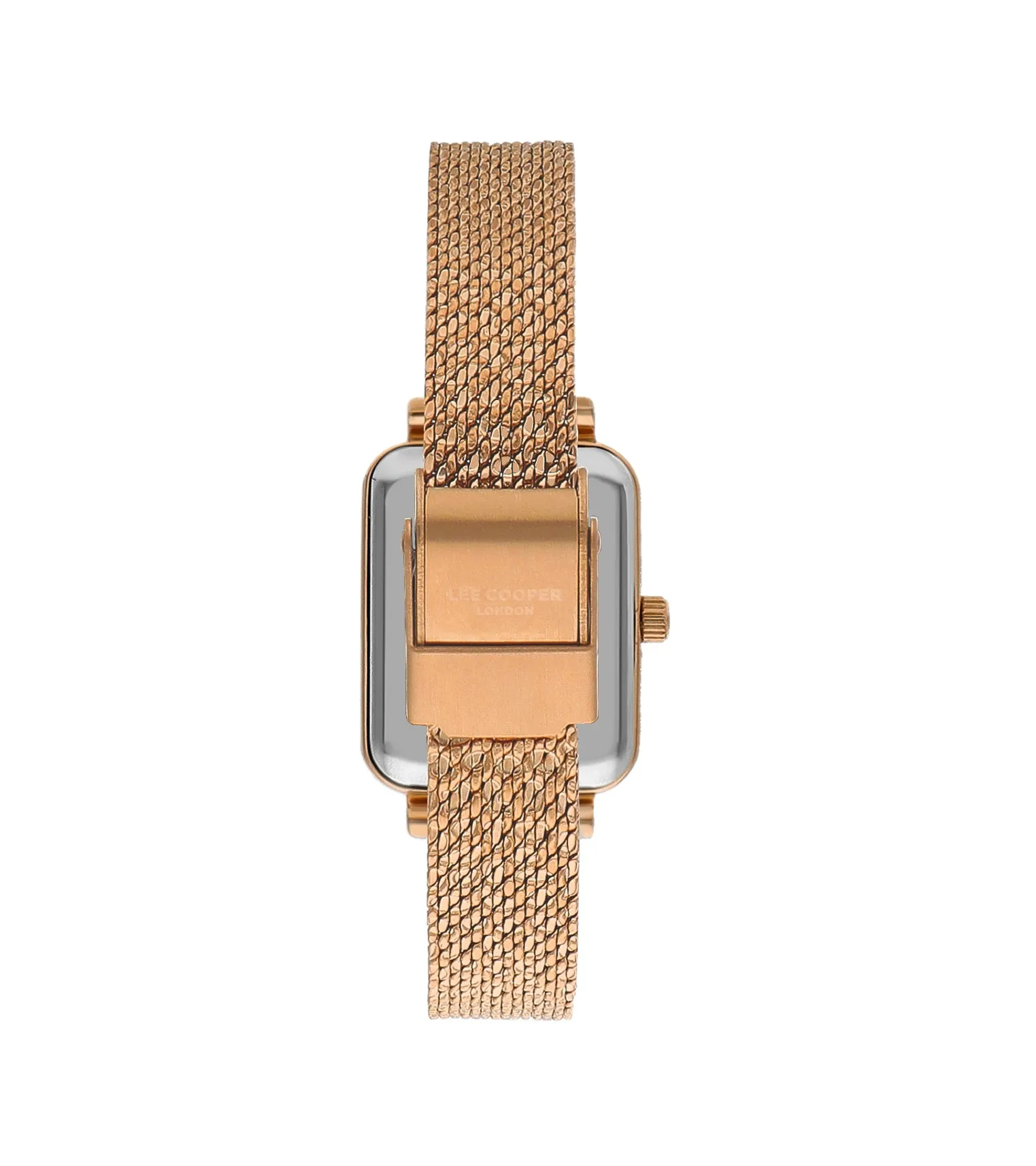 Lee Cooper LC07815.410 Women's Super Metal Rose Gold Mesh Watch