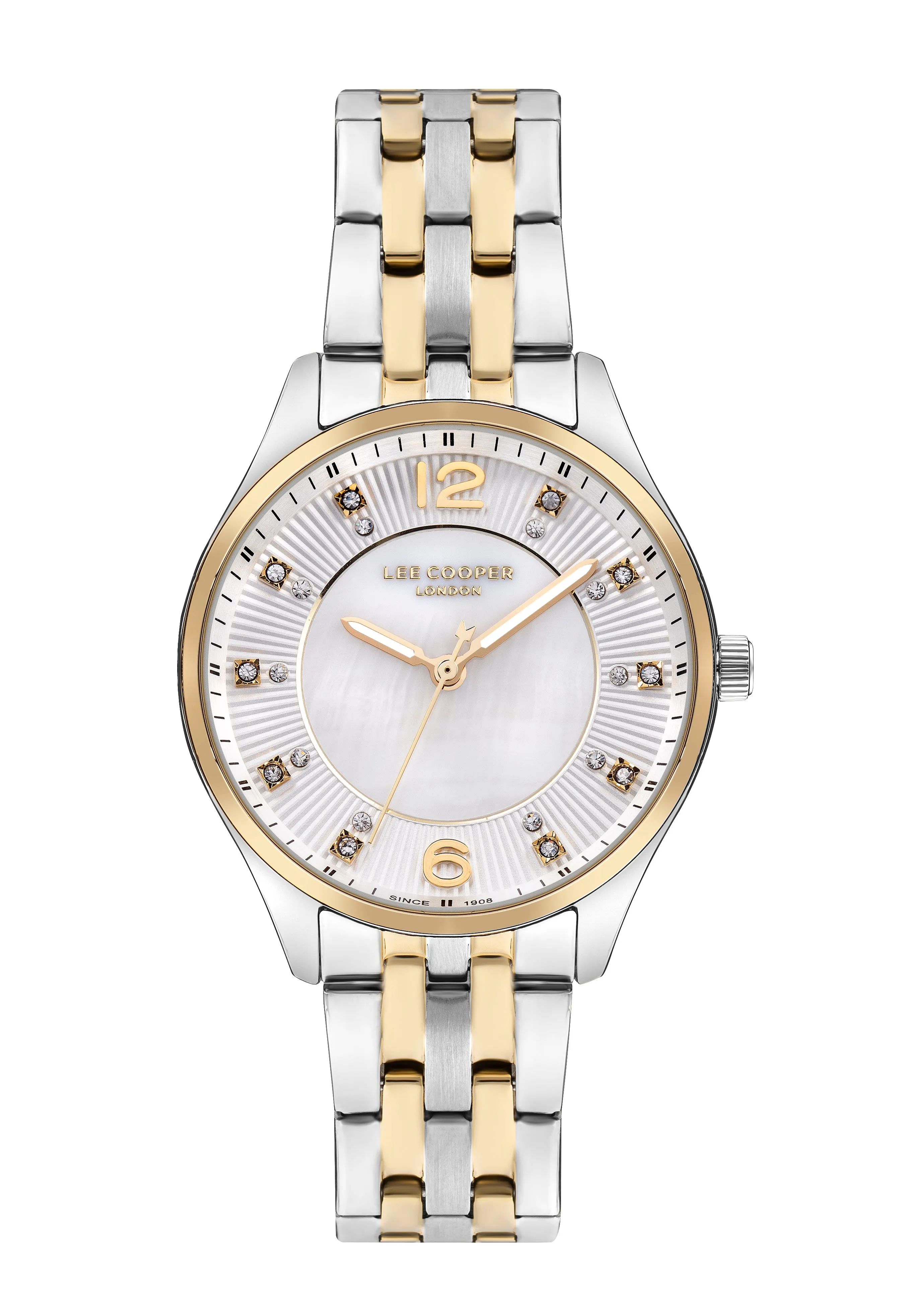 Lee Cooper LC07832.220 Women's Super Metal Silver/Gold Watch