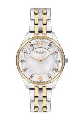 Lee Cooper LC07832.220 Women's Super Metal Silver/Gold Watch