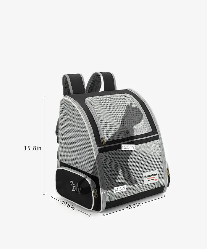 Montana West Basic 3-side Mesh Pet Carrier Backpack