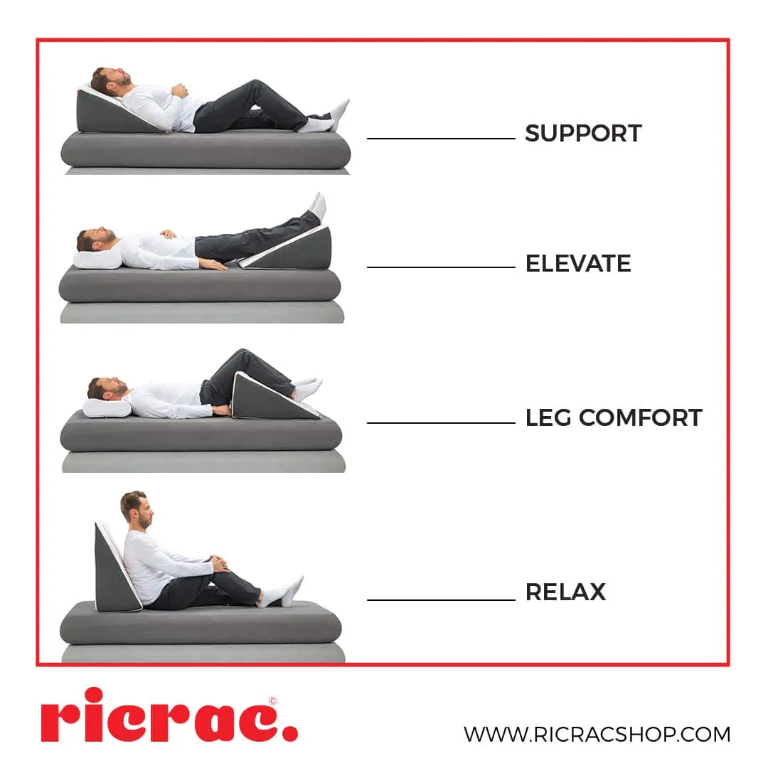 Multi-Usage Wedge Pillow Suitable for Acid Reflux- Rad