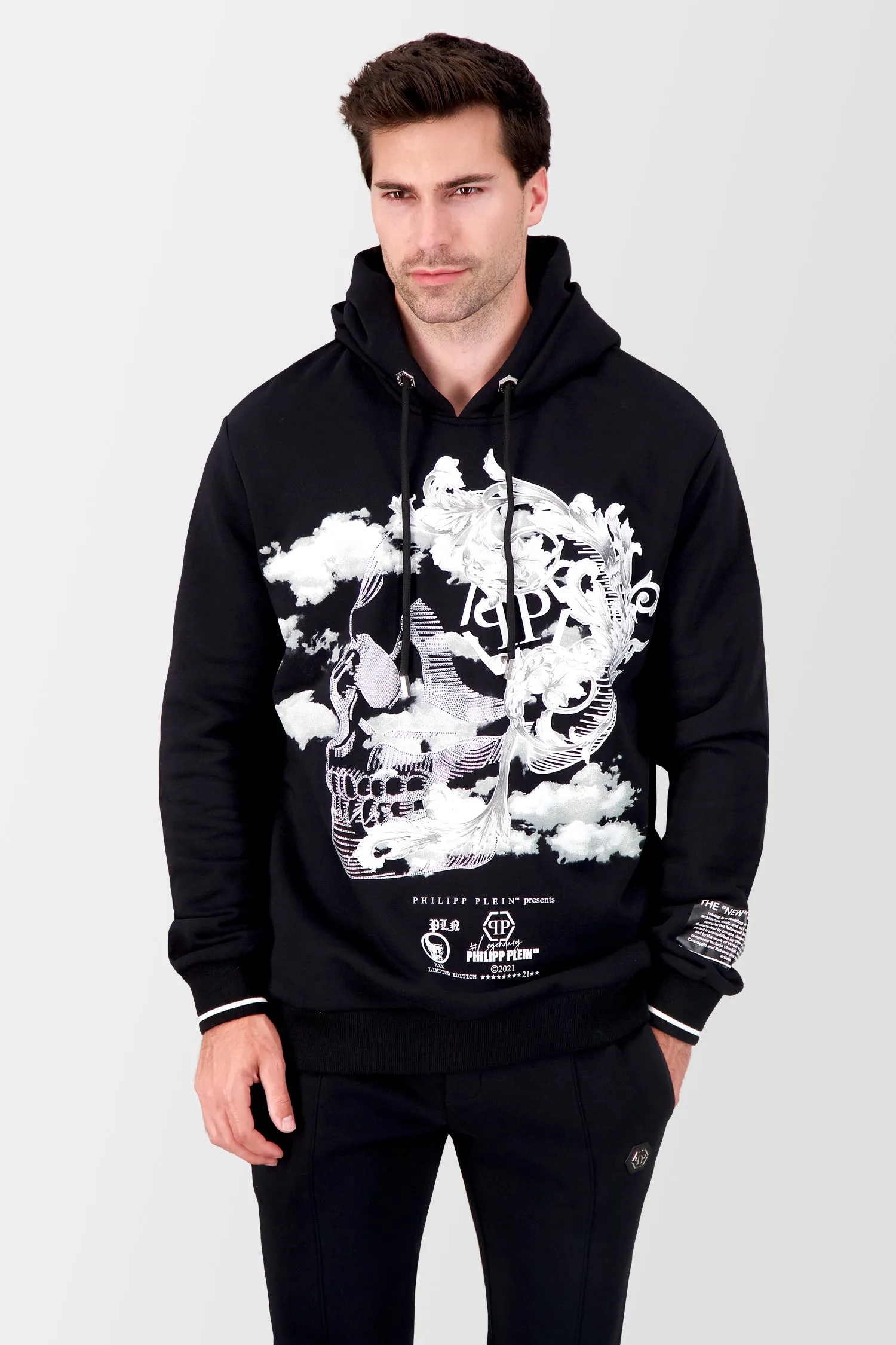 Philipp Plein Black Baroque Hoodie