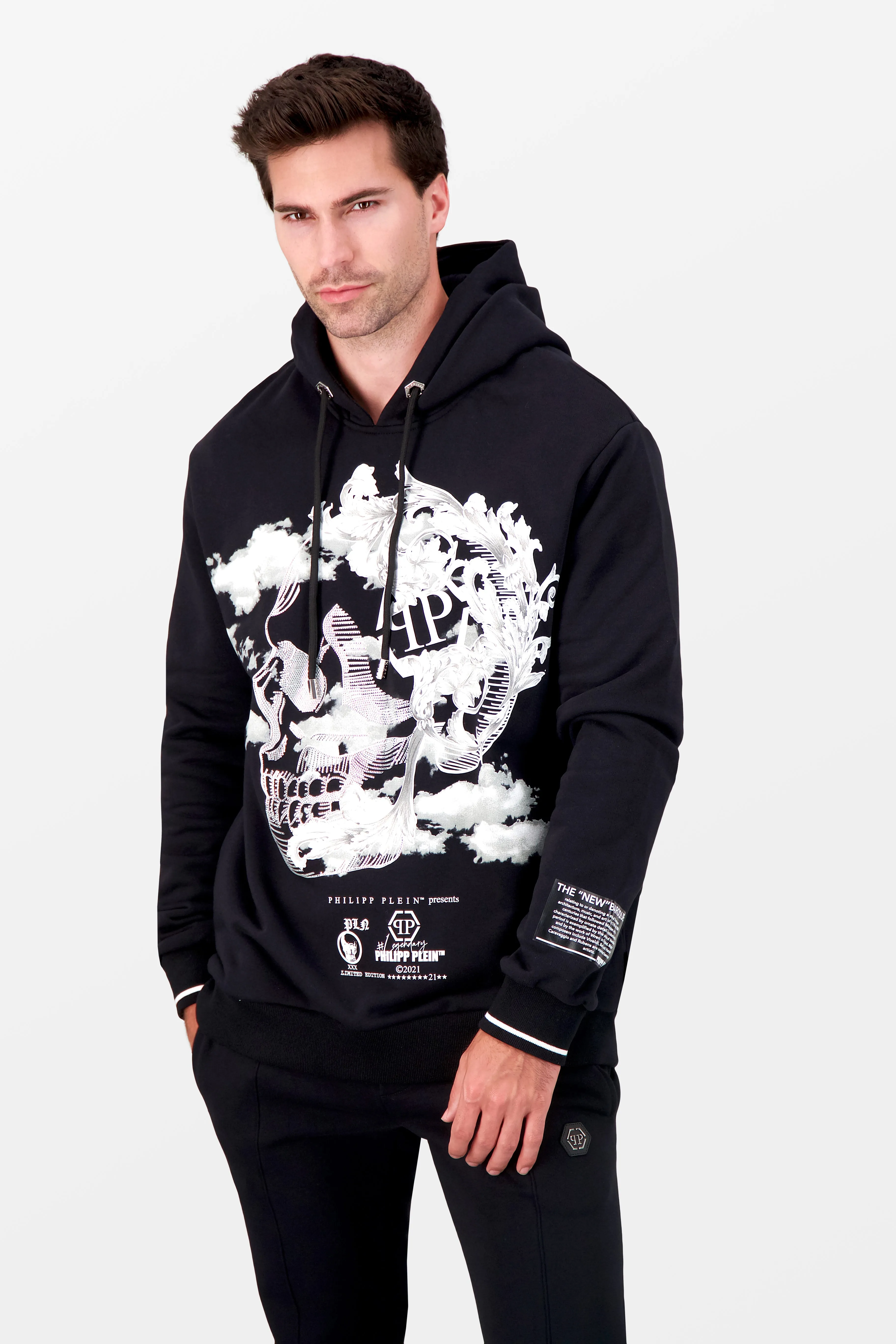 Philipp Plein Black Baroque Hoodie