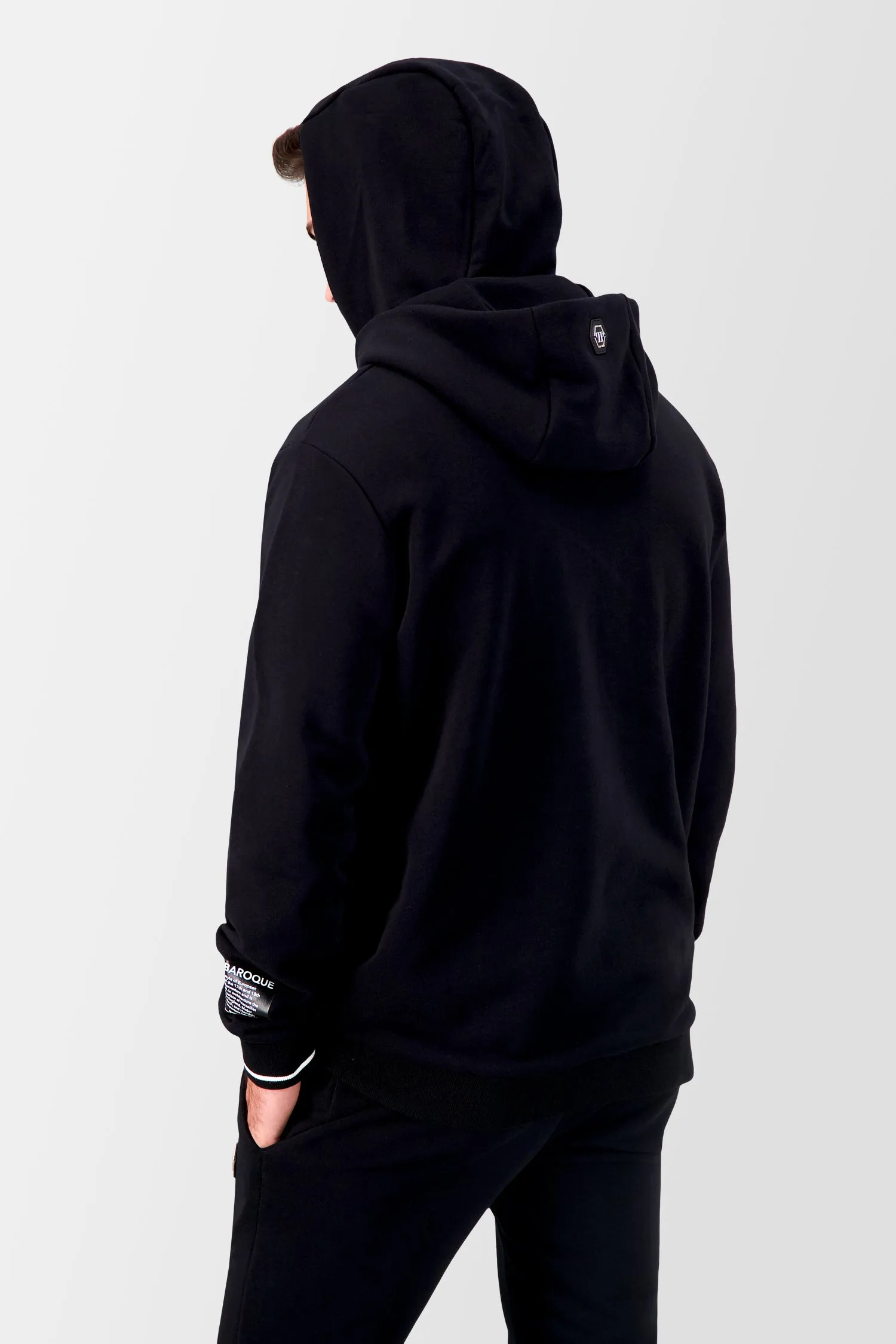 Philipp Plein Black Baroque Hoodie