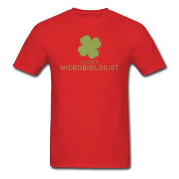 "Lucky Microbiologist" - Men's T-Shirt