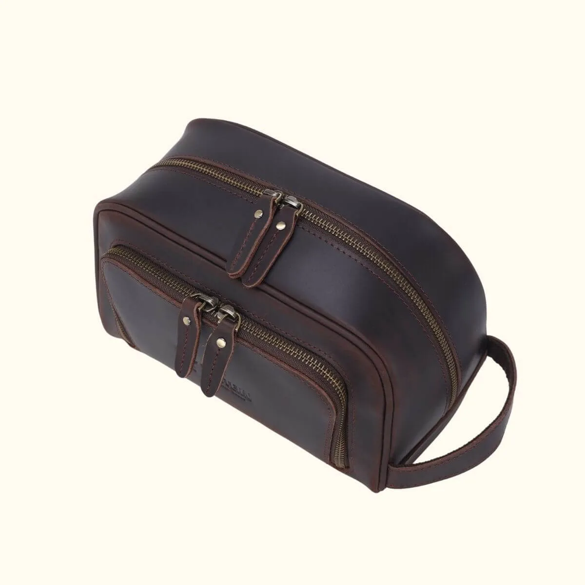 The Rugged Beauty - Western Leather Toiletry Bag