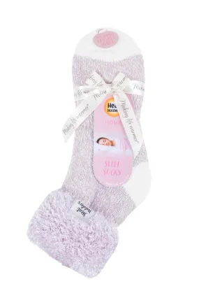 Women's Feather Cuff Sleep Socks